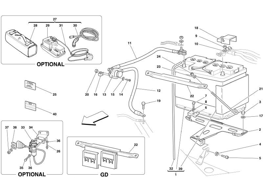 Schematic: Battery