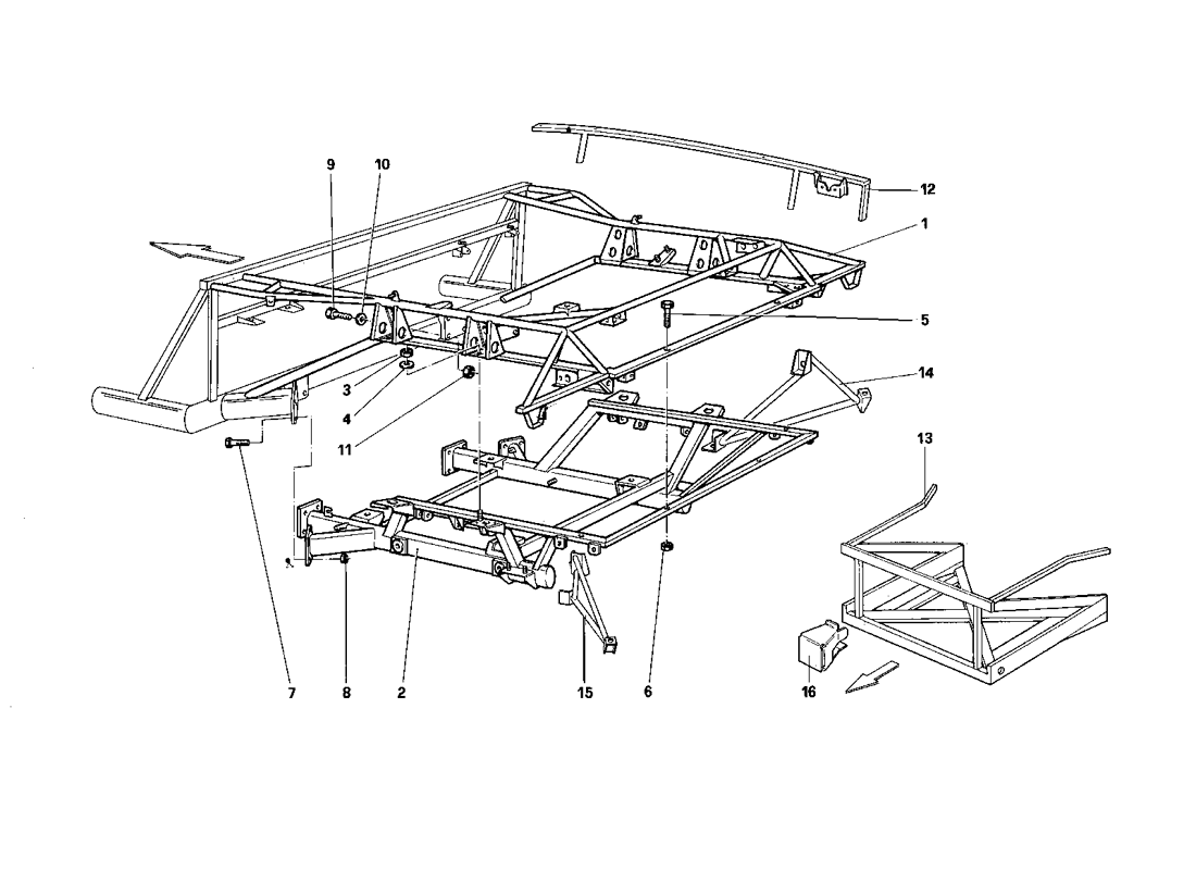 Schematic: Rear Frame