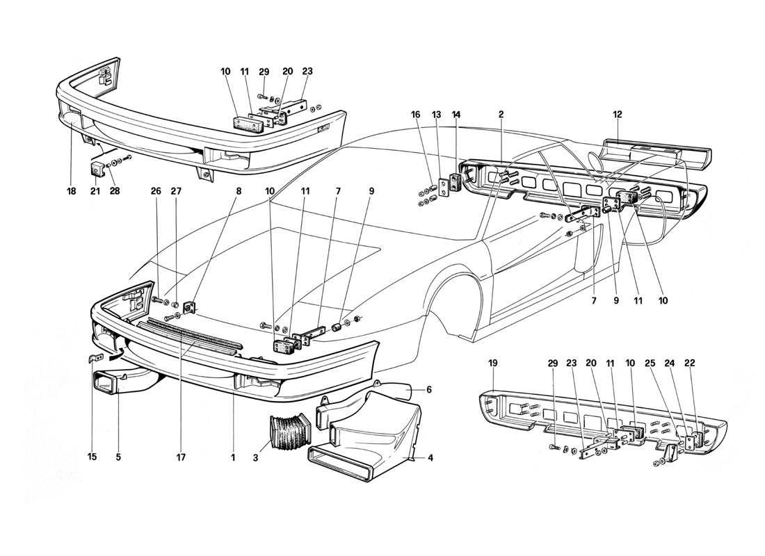 Schematic: Bumpers