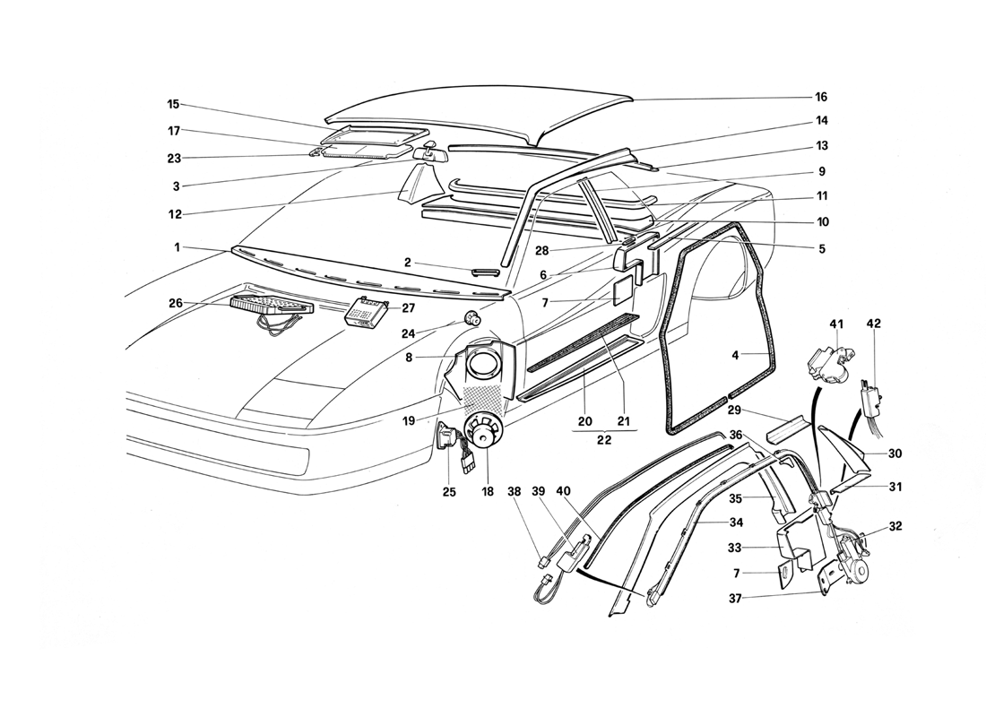 Schematic: Accessories And Trims