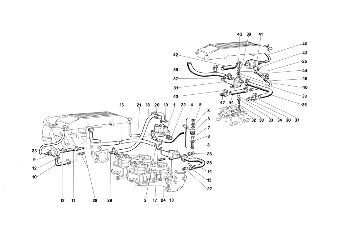 Schematic: Fuel Injection System - Valves And Lines