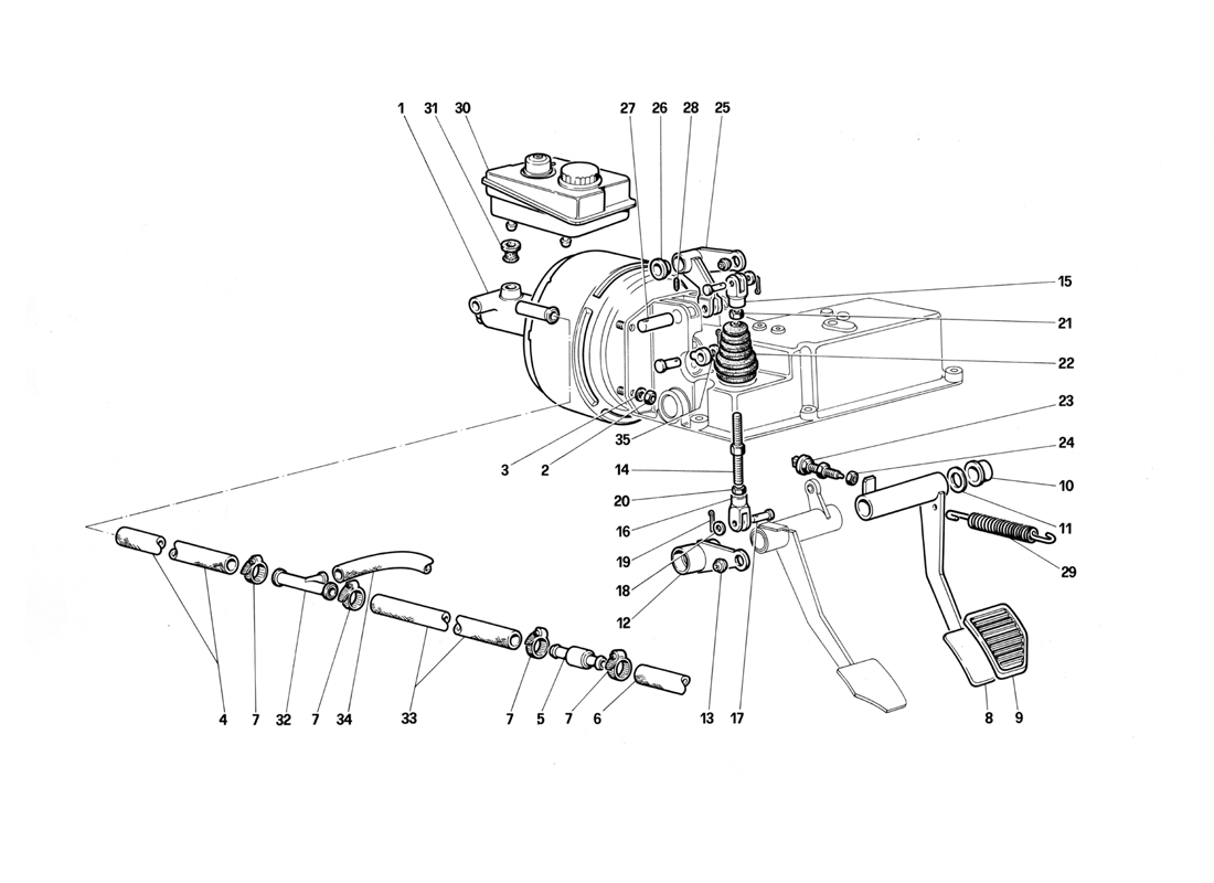 Schematic: Brake Hydraulic System