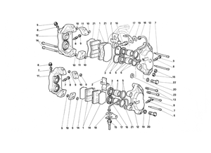 Front And Rear Brake Calipers