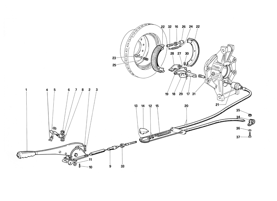 Schematic: Hand-Brake Control