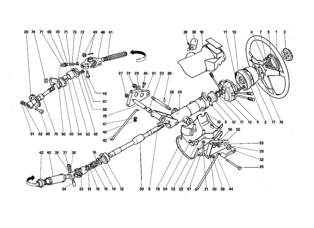 Schematic: Steering Column