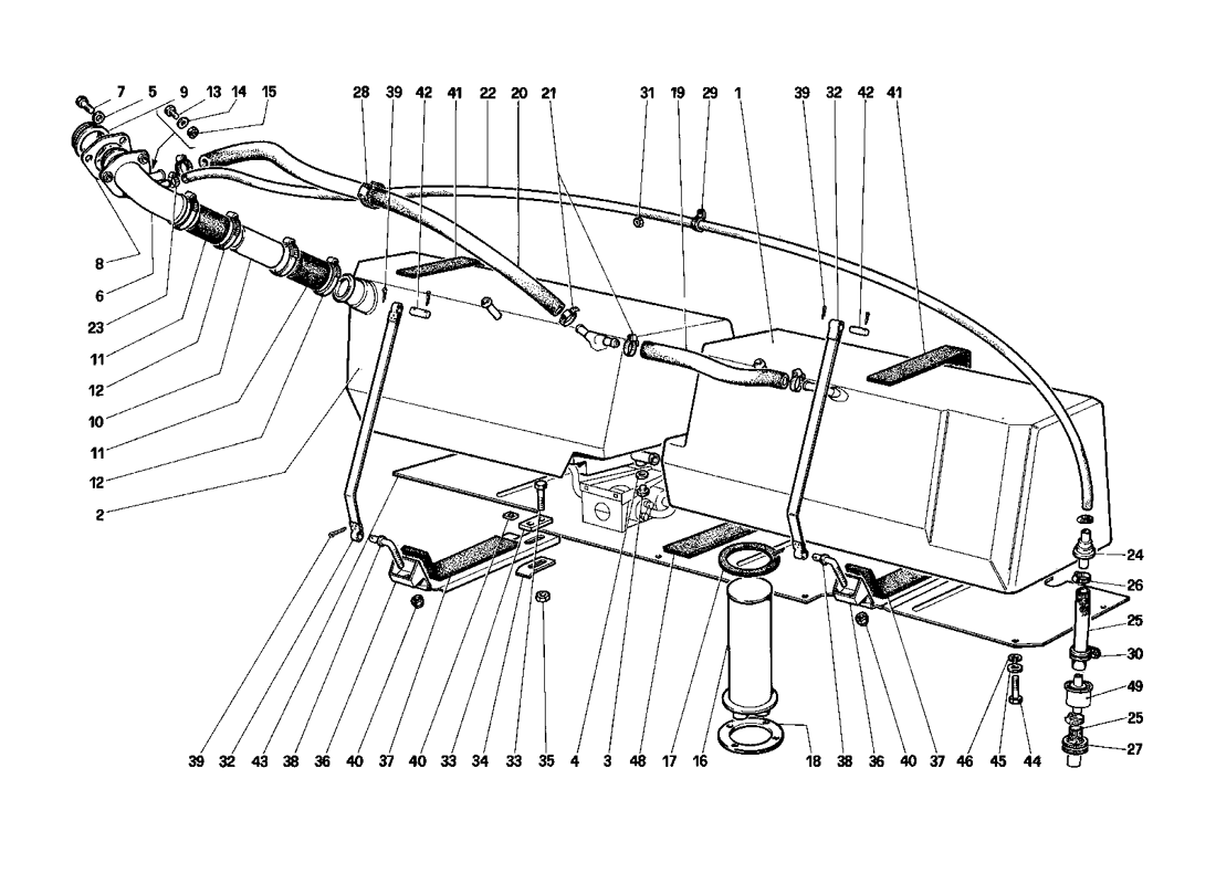 Schematic: Fuel Tanks (Not For U.S. And Sa)