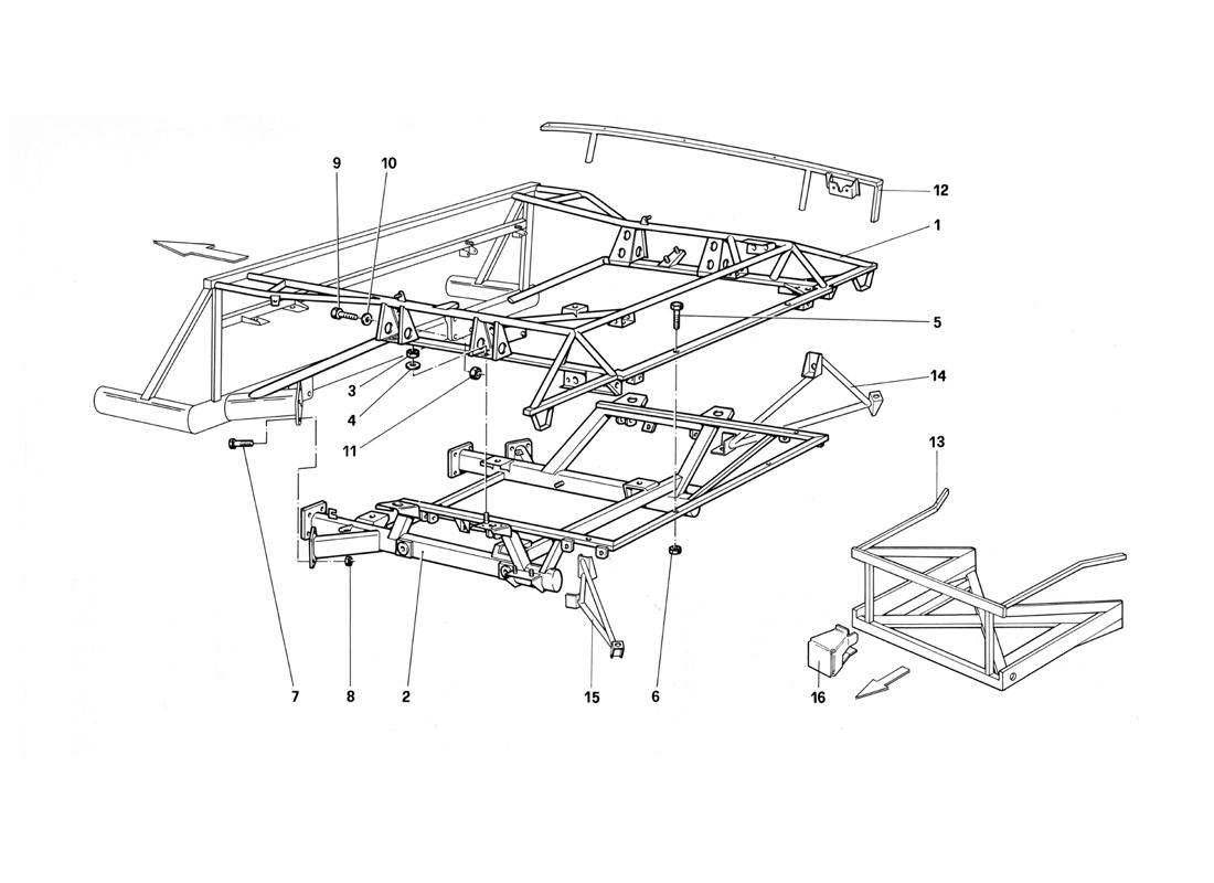 Schematic: Rear Frame