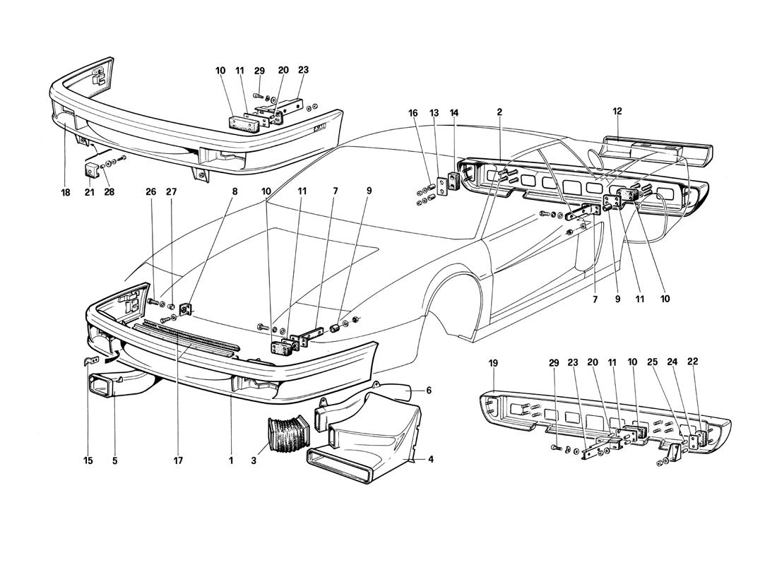 Schematic: Bumpers