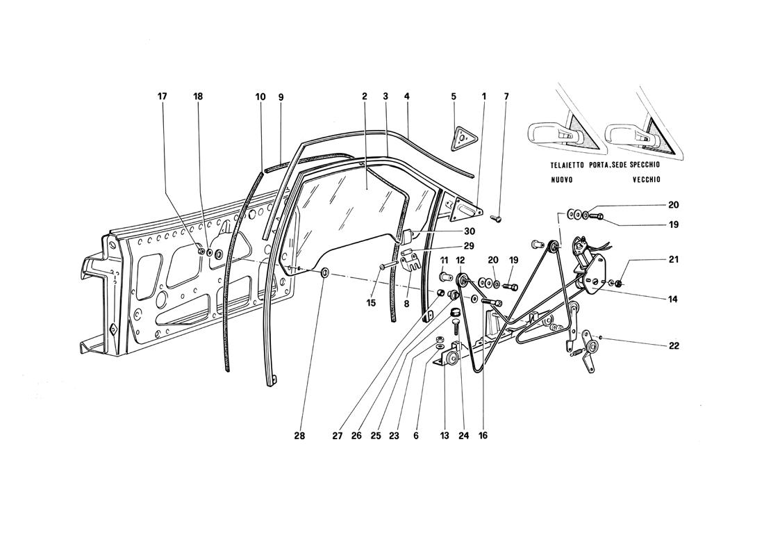 Schematic: Door - Power Window