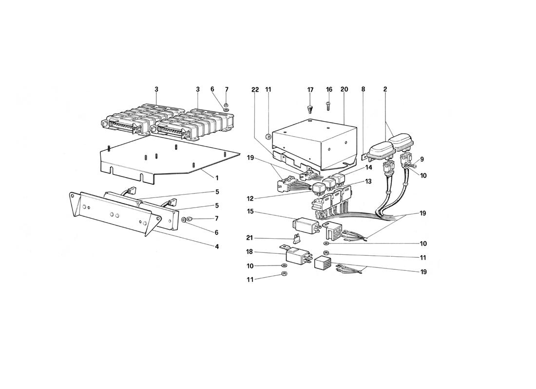 Schematic: Electric Controls For Ke - Jetronic And Exhaust