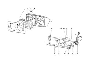 Front Headlight Lifting Device