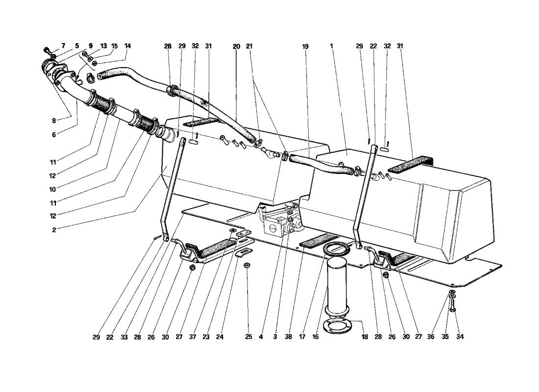 Schematic: Fuel Tanks (For Us - Sa And Ch88)