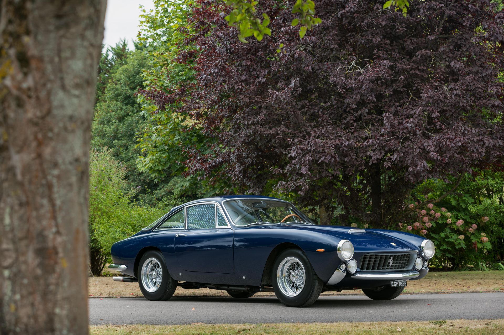 A beautiful 250 GT/L on the driveway at GTO House
